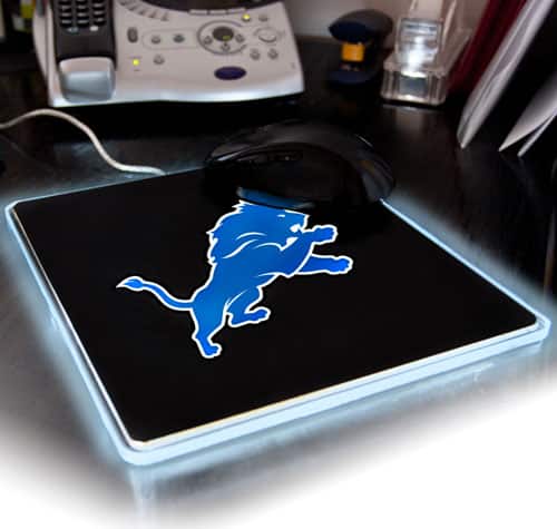 Detroit Lions NFL Mouse Pad - LED Lighted