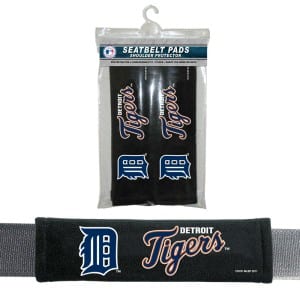 Detroit Tigers MLB Velour Seat Belt Pads