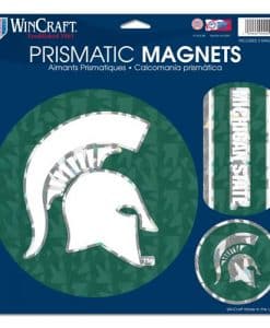 Michigan State Spartans NCAA Magnets  -  11"x11 Prismatic Sheet
