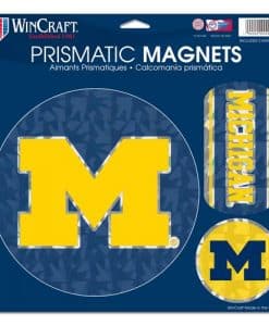 Michigan Wolverines NCAA Magnets  -  11"x11 Prismatic Sheet