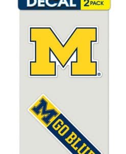 Michigan Wolverines NCAA Set of 2 Die Cut Decals