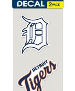 Detroit Tigers MLB Set of 2 Die Cut Decals