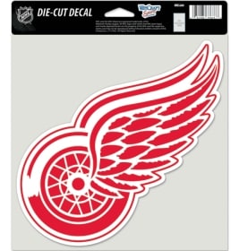 Detroit Red Wings NHL Die-Cut Decal - 8"x8" Color