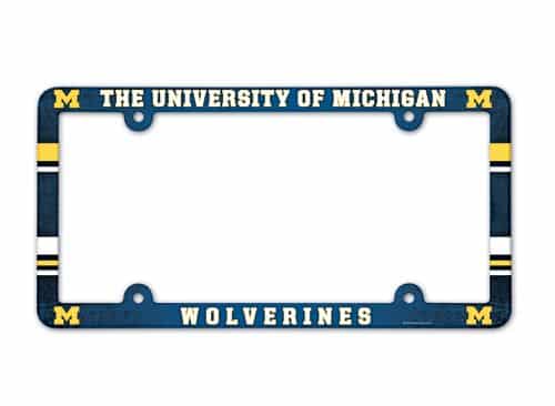 Michigan Wolverines NCAA License Plate Frame - Full Color