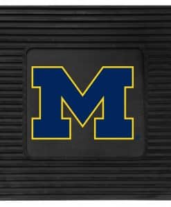 Michigan Wolverines NCAA Heavy Duty Vinyl Rear Seat Car Utility Mat