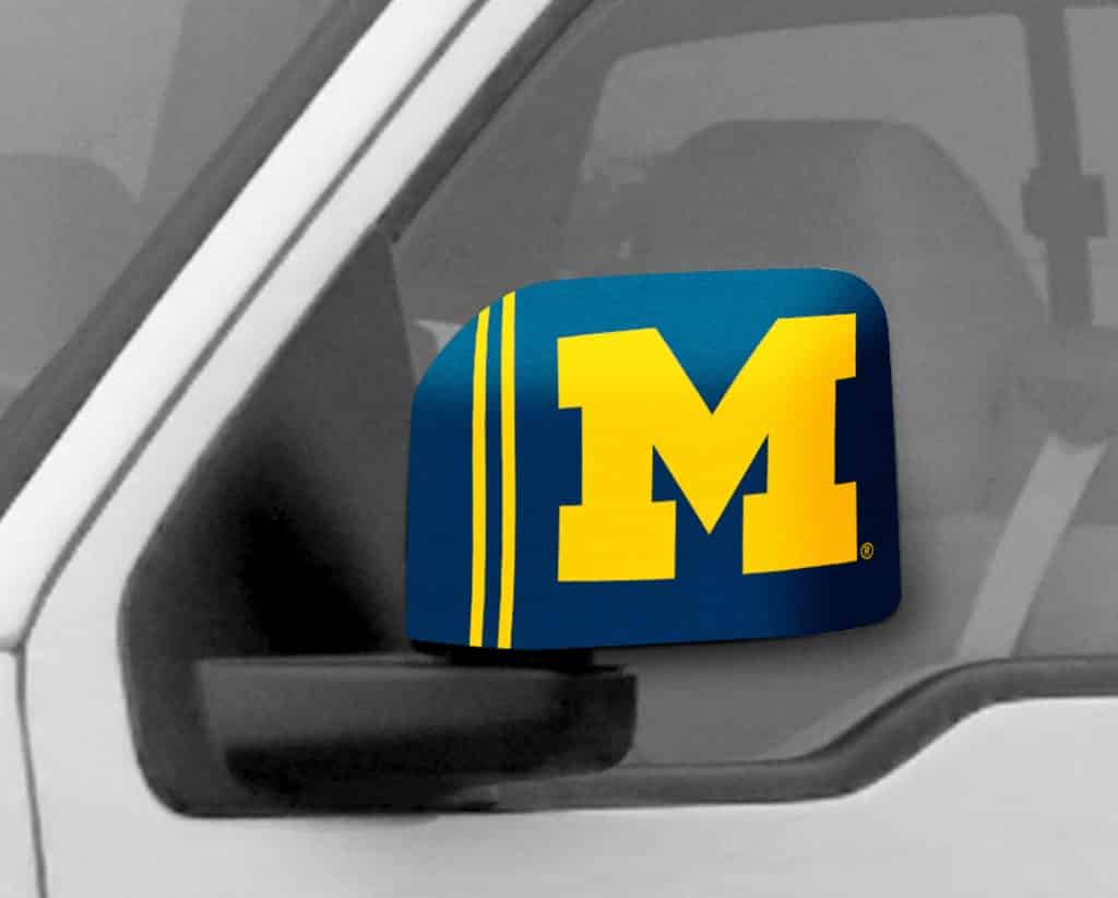 Michigan Wolverines NCAA Mirror Cover - Large
