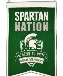 Michigan State Spartans NCAA Wool Nations Banner