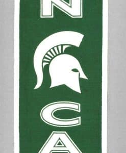 Michigan State Spartans NCAA Wool Man Cave Banner