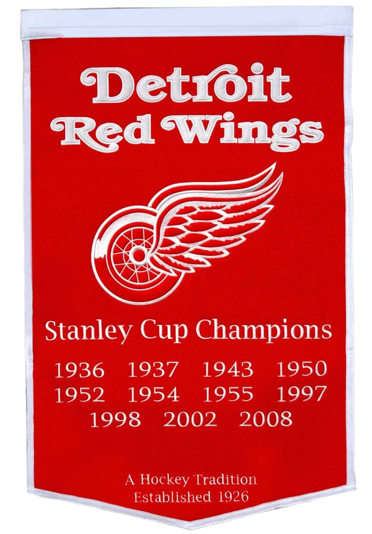 Detroit Red Wings NHL 24"x36" Wool Dynasty Banner