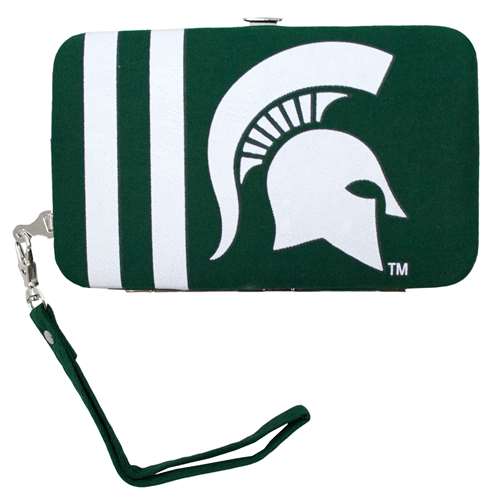 Michigan State Spartans NCAA Shell Wristlet