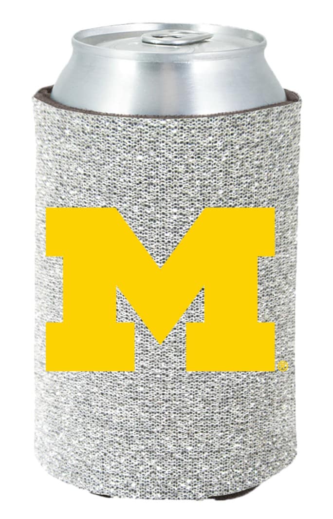 Michigan Wolverines NCAA Kolder Kaddy Can Holder - Glitter