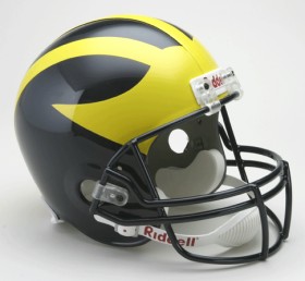 Michigan Wolverines NCAA Riddell Deluxe Replica Helmet