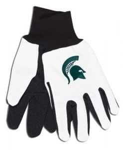 Michigan State Spartans Two Tone Gloves Adult Size