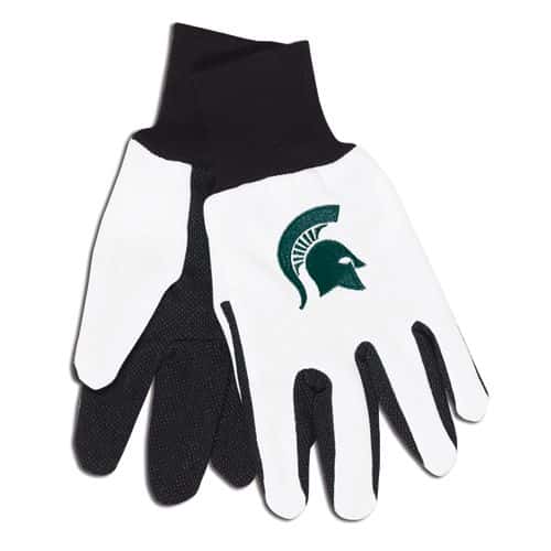 Michigan State Spartans Two Tone Gloves Adult Size