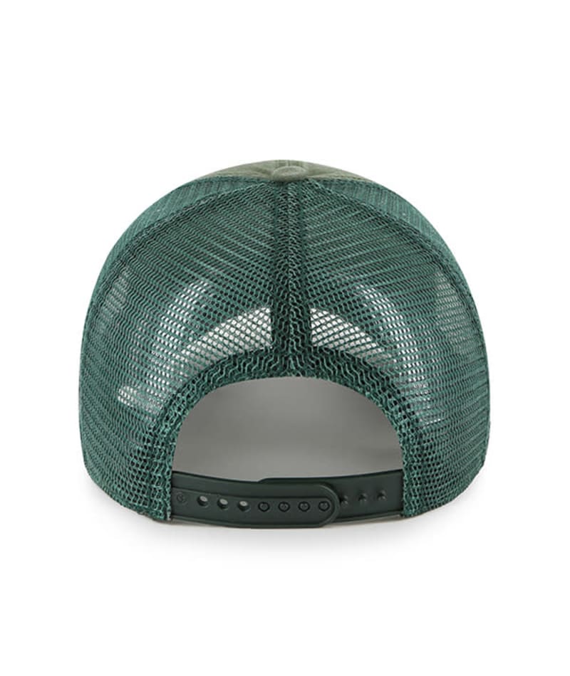 Michigan State Spartans 47 Brand Fluid Bottle Green Mesh Clean Up Snapback Hat - Image 2