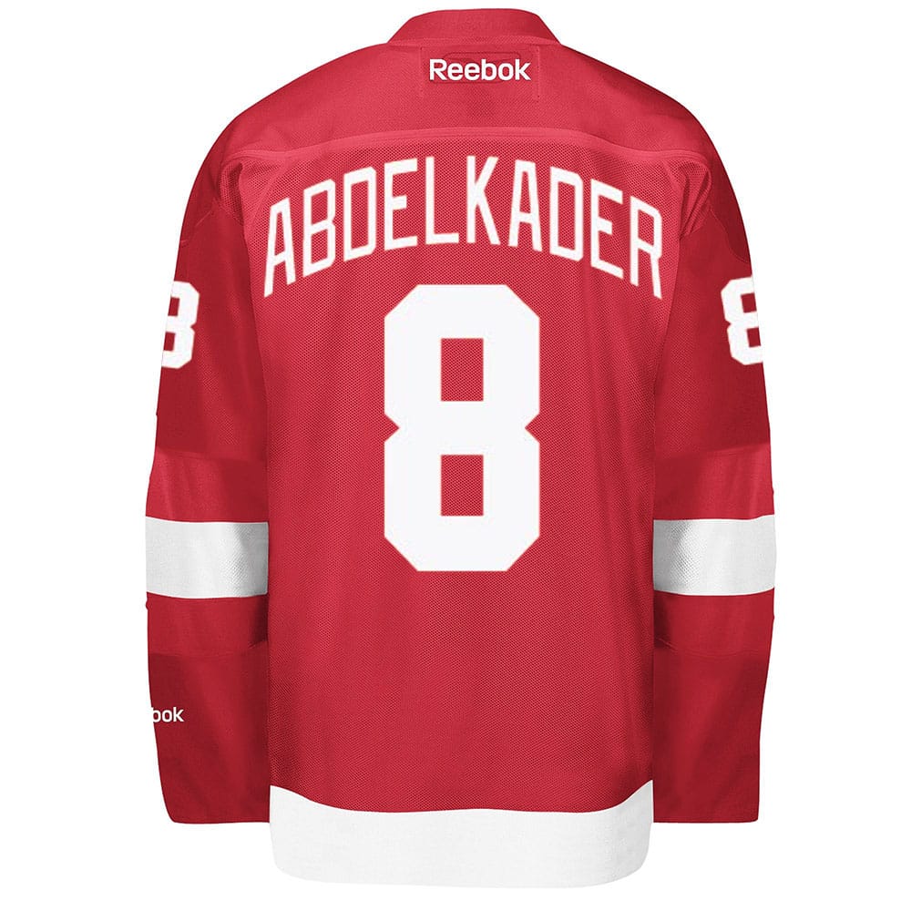 Abdelkader Men's Detroit Red Wings Reebok Premier Home Jersey