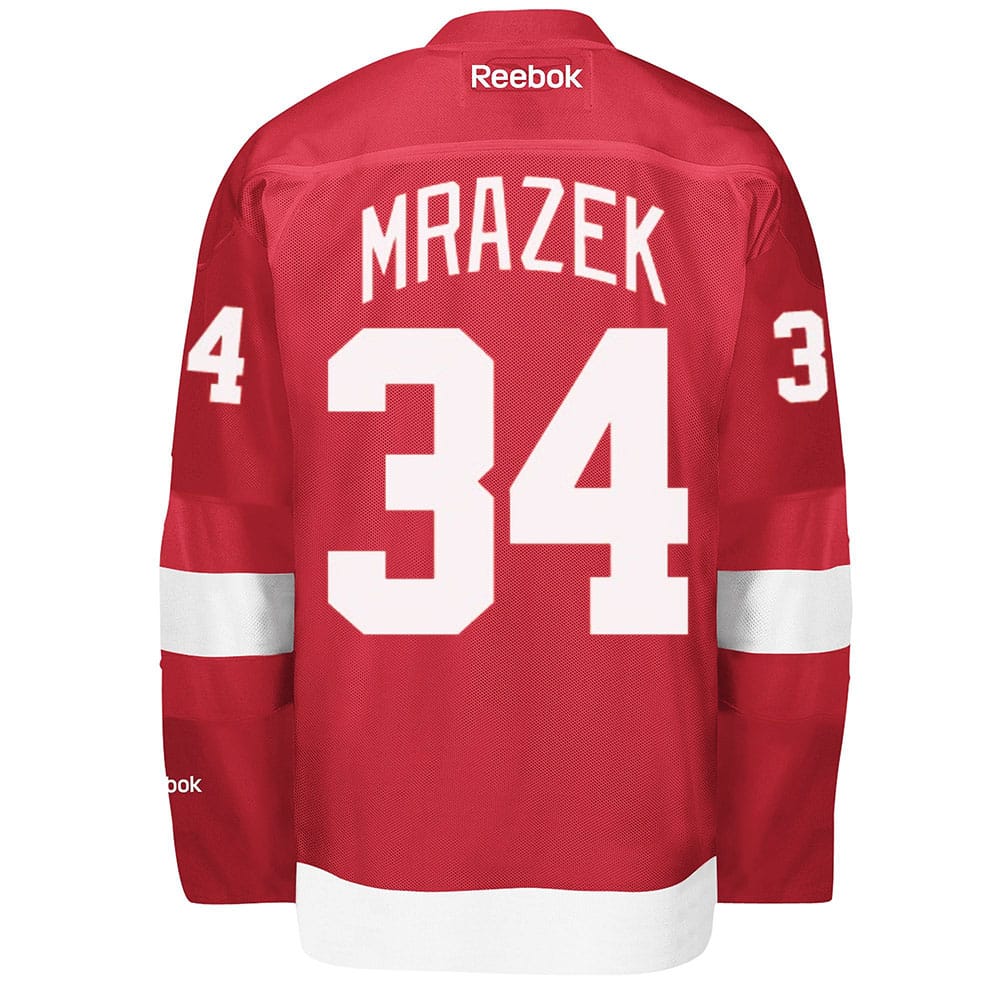 Mrazek Detroit Red Wings Home Jersey