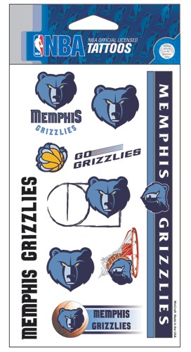 Memphis Grizzlies Temporary Tattoos