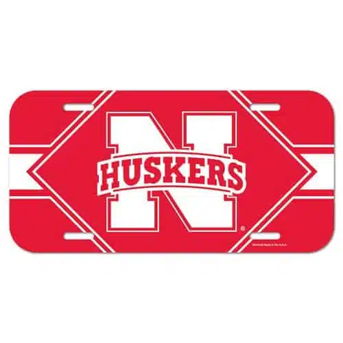 Nebraska Cornhuskers License Plate
