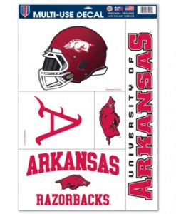 Arkansas Razorbacks 11"x17" Ultra Decal Sheet