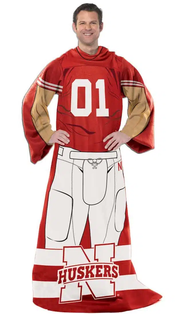 Nebraska Cornhuskers Comfy Throw - Player Design