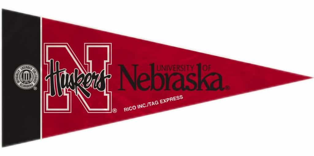 Nebraska Cornhuskers Mini Pennants - 8 Piece Set