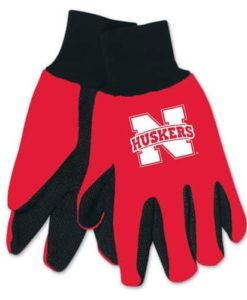 Nebraska Cornhuskers Two Tone Gloves - Youth