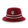 Indiana Hoosiers 47 Brand Dark Red Striped Bucket Hat