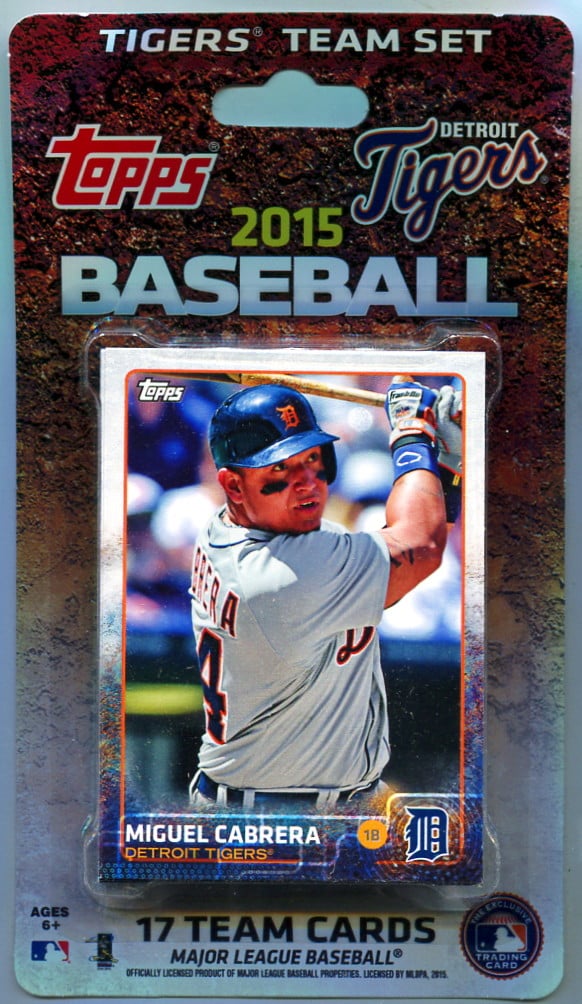 Detroit Tigers 2015 Topps Team Set