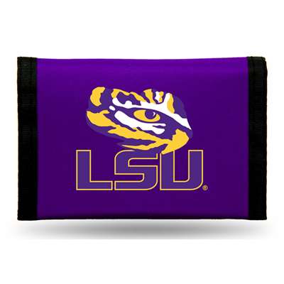LSU Tigers Nylon Trifold Wallet