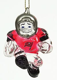 Tampa Bay Buccaneers 3" Crystal Halfback Ornament