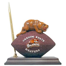 Oregon State Beavers Desk Clock & Pen Set