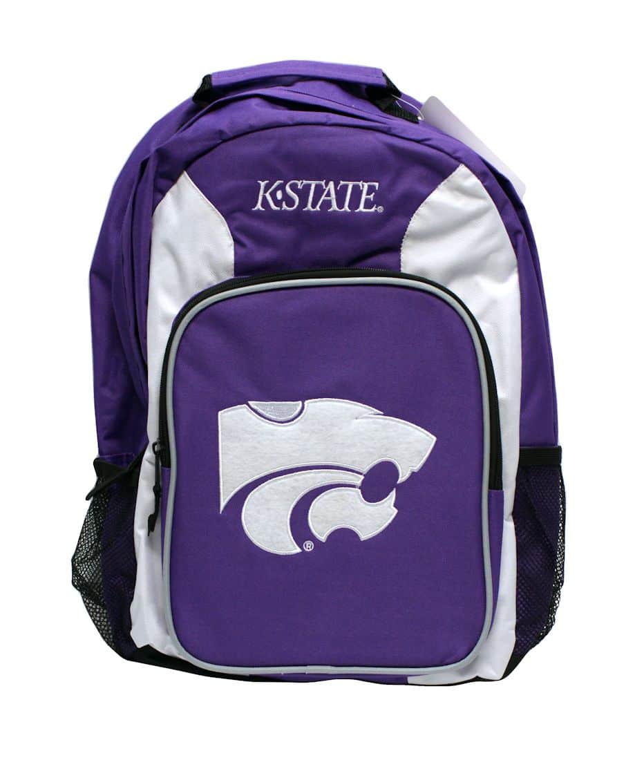 Kansas State Wildcats Back Pack - Violet Southpaw Style