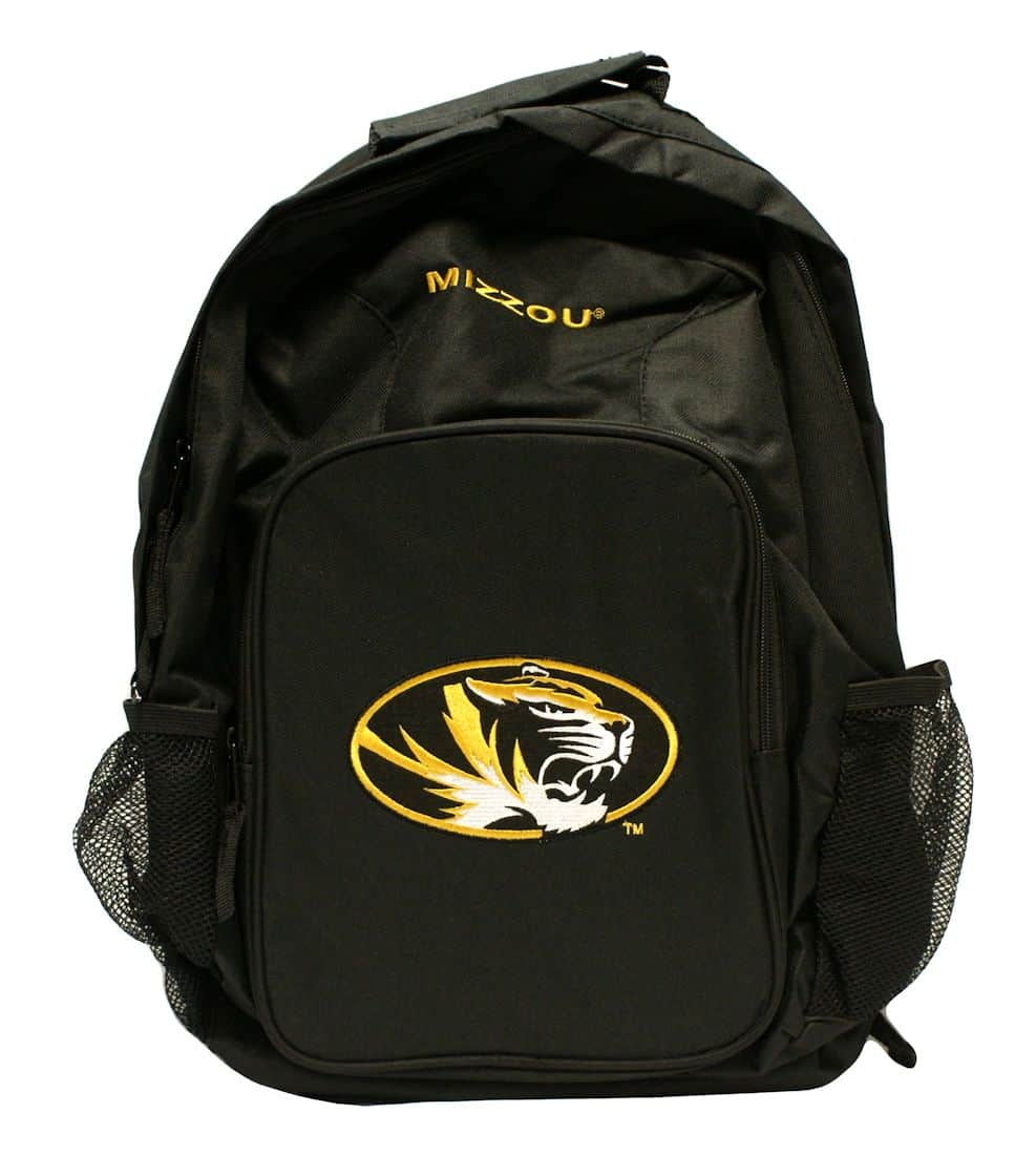 Missouri Tigers Back Pack - Black Southpaw Style