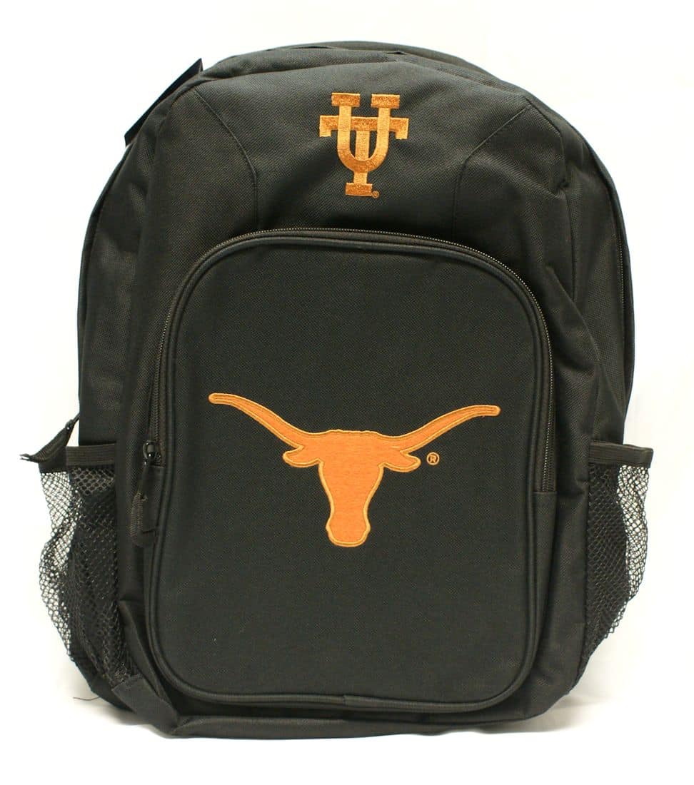 Texas Longhorns Back Pack - Black Southpaw Style