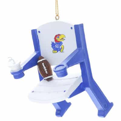 Kansas Jayhawks Stadium Chair Ornament