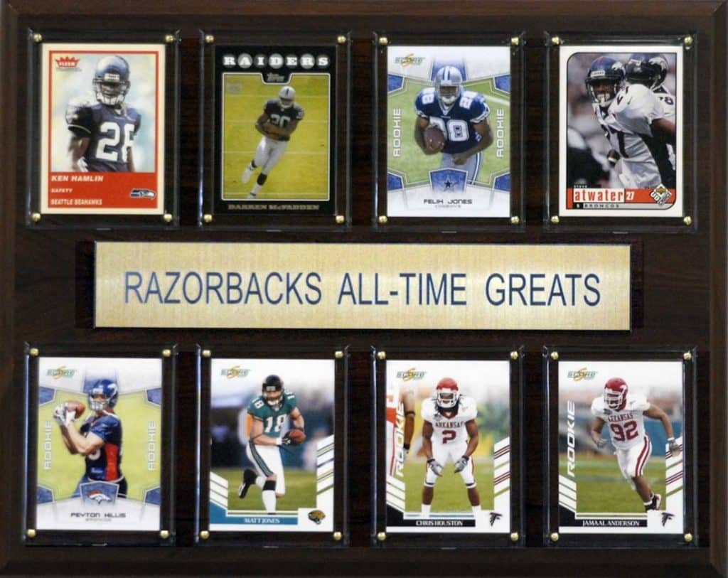 Arkansas Razorbacks Plaque - All Time Greats 12"x15"