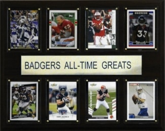 Wisconsin Badgers Plaque - All Time Greats 12"x15"