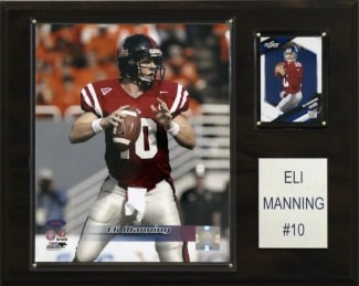 Mississippi Rebels Plaque - Eli Manning 12"x15" Player