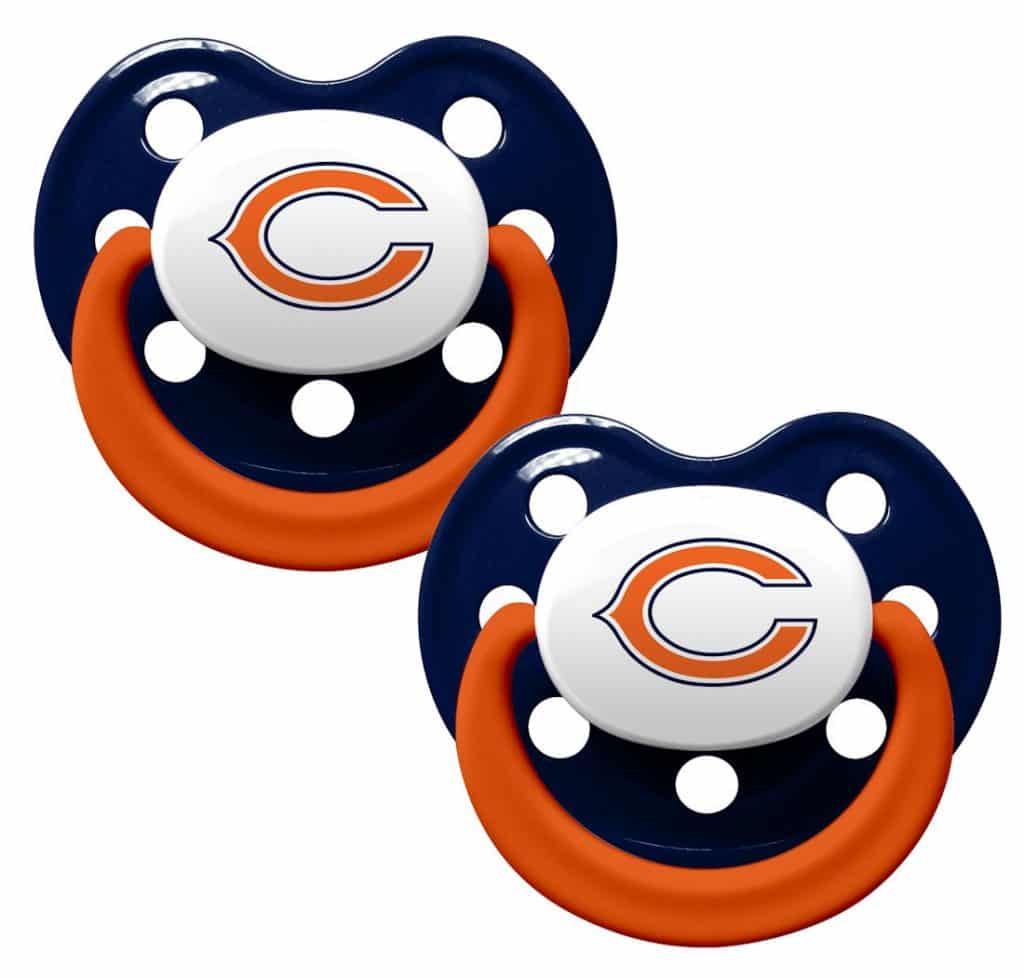 Chicago Bears Pacifiers 2 Pack
