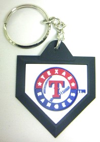 Texas Rangers Keychain - Home Plate