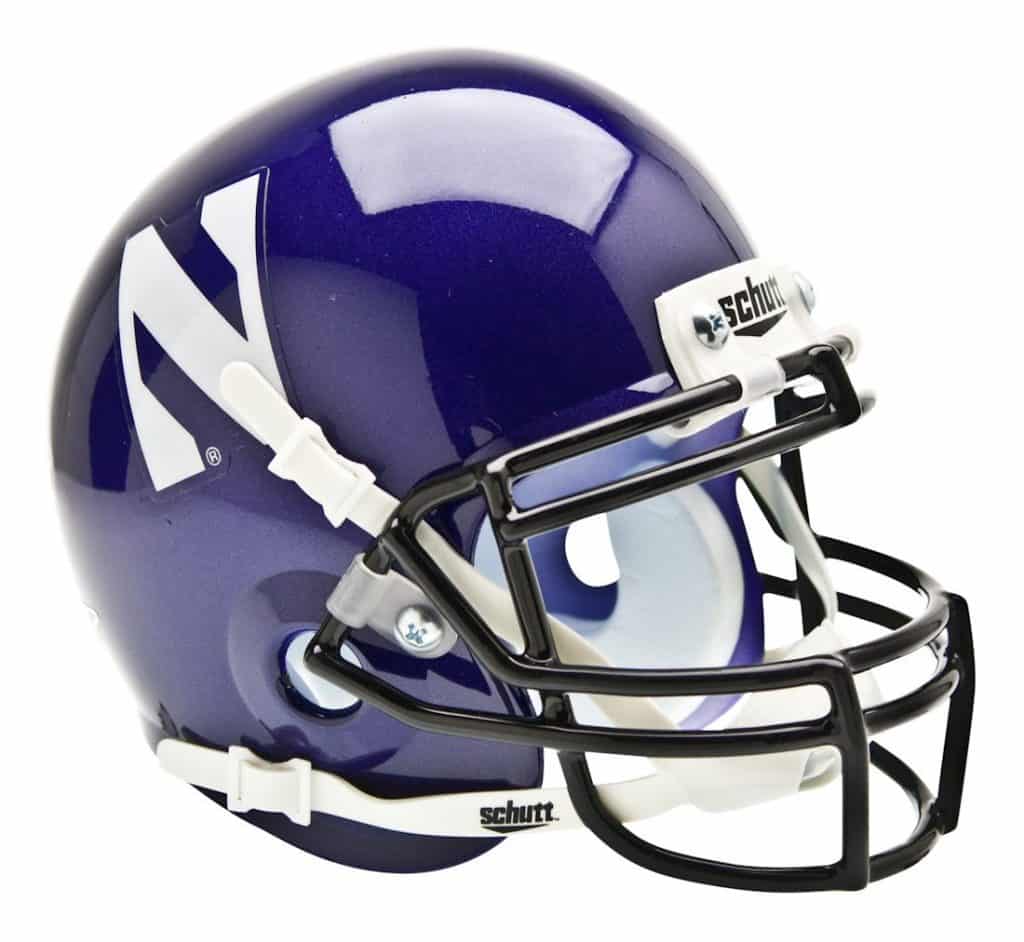 Northwestern Wildcats Schutt Mini Helmet