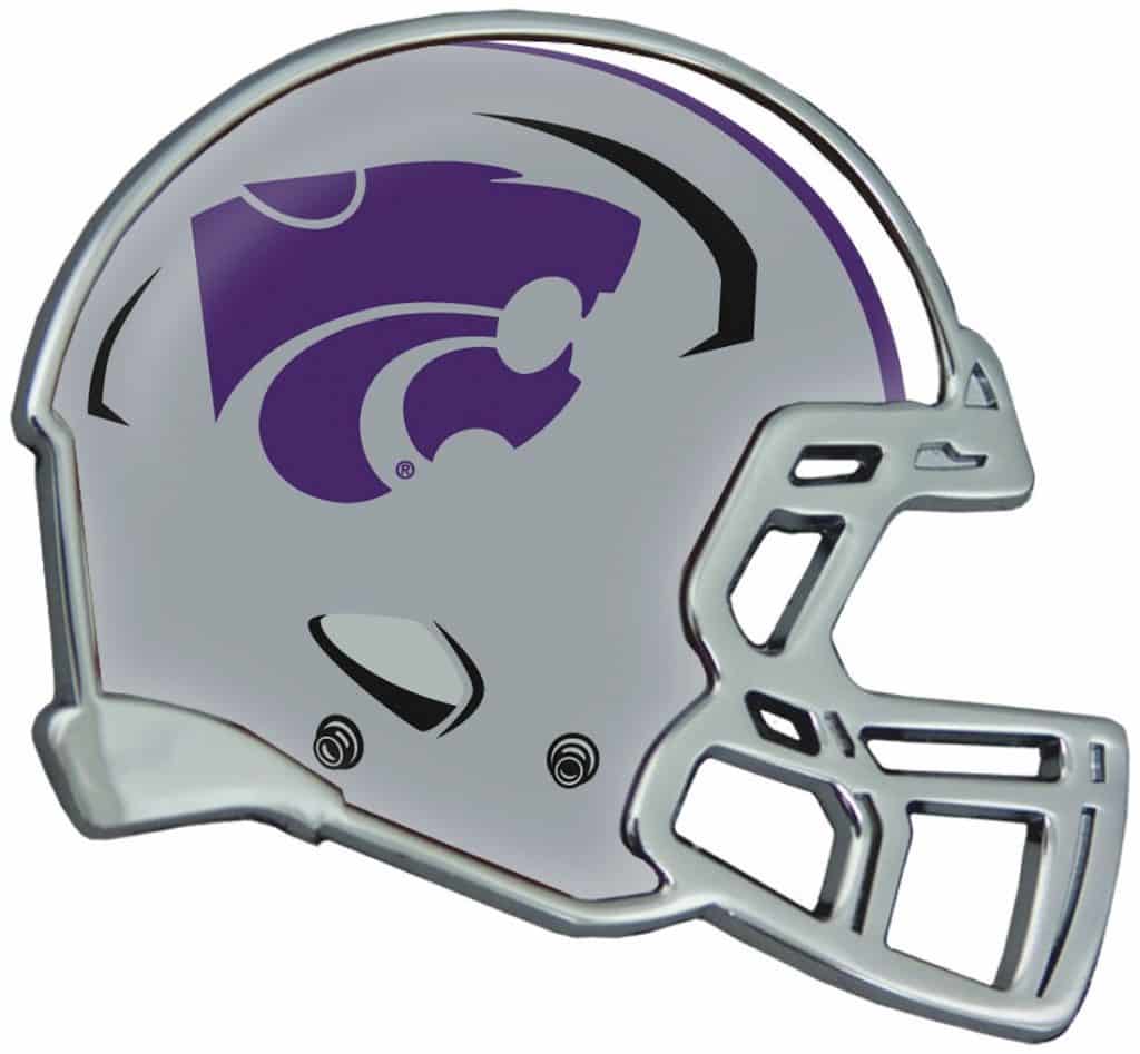 Kansas State Wildcats Auto Emblem - Helmet