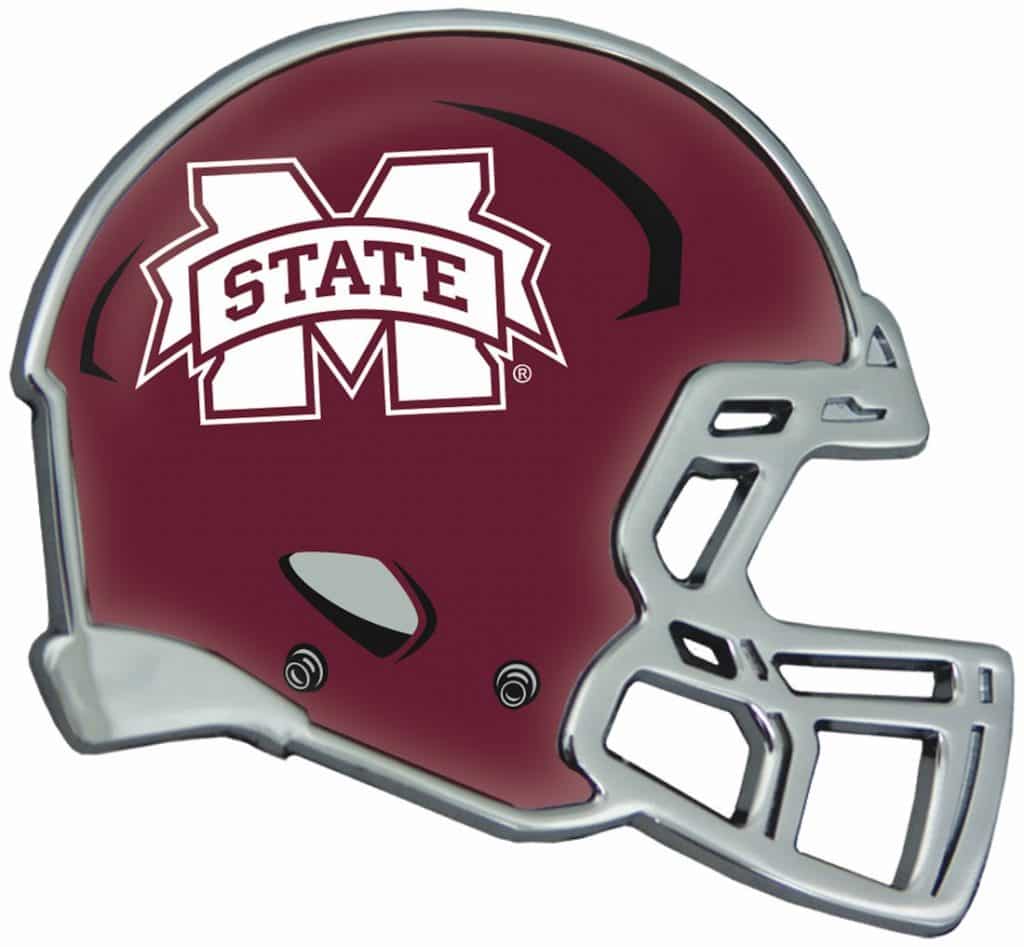 Mississippi State Bulldogs Auto Emblem - Helmet