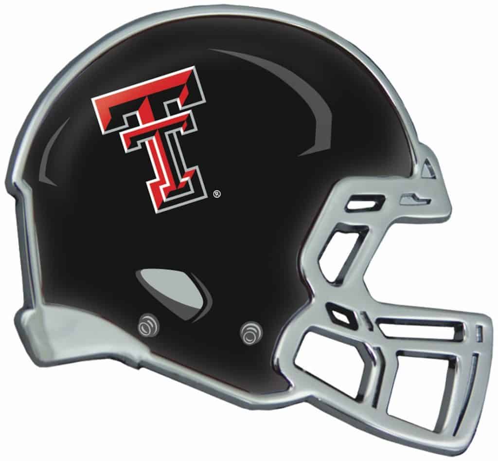 Texas Tech Red Raiders Auto Emblem - Helmet