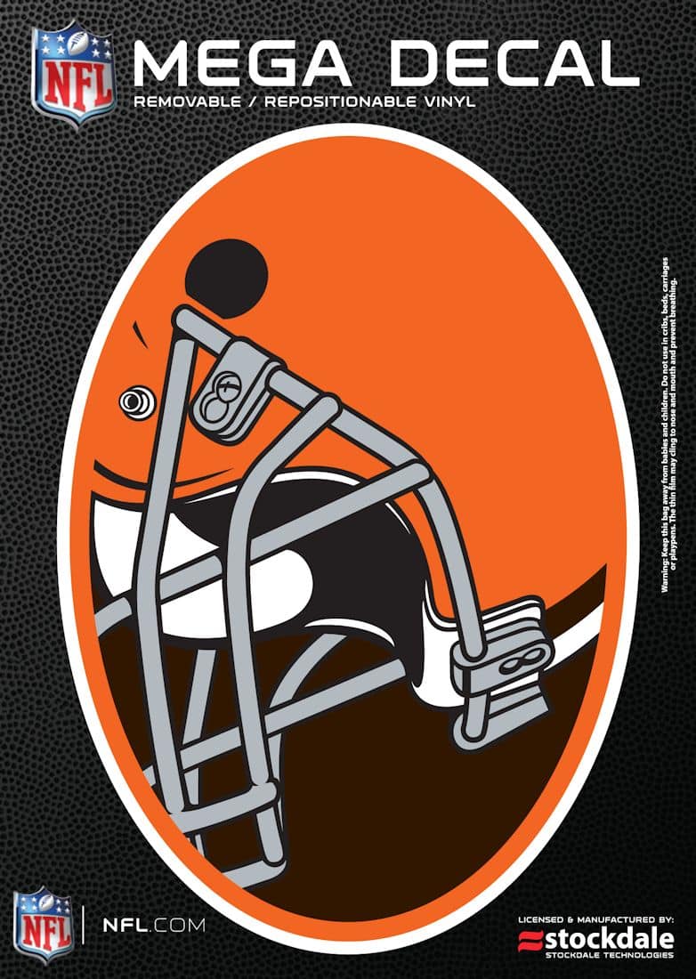 Cleveland Browns 5"x7" Mega Decal