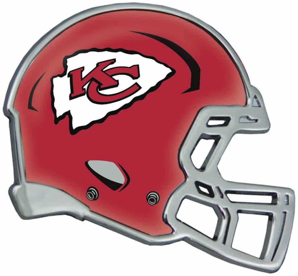 Kansas City Chiefs Auto Emblem - Helmet