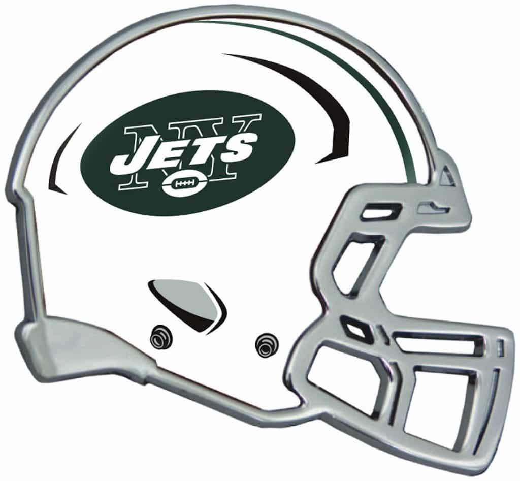 New York Jets Auto Emblem - Helmet