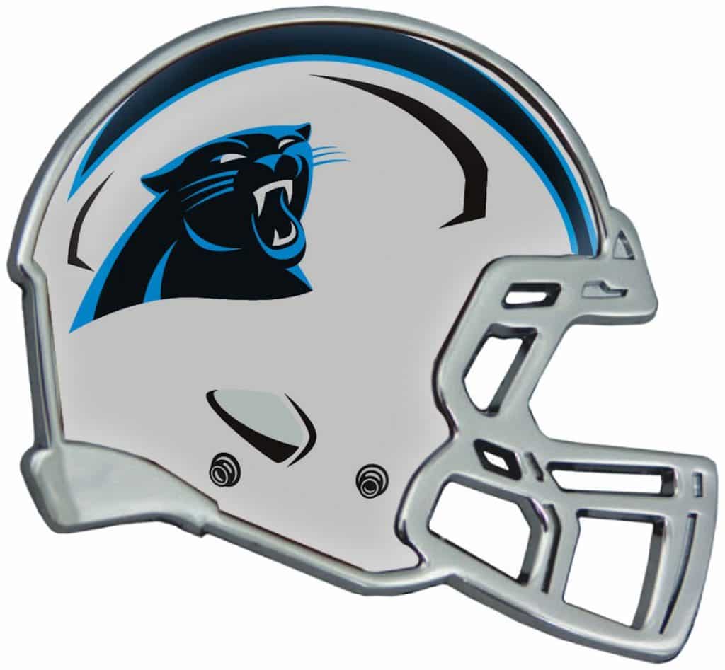 Carolina Panthers Auto Emblem - Helmet