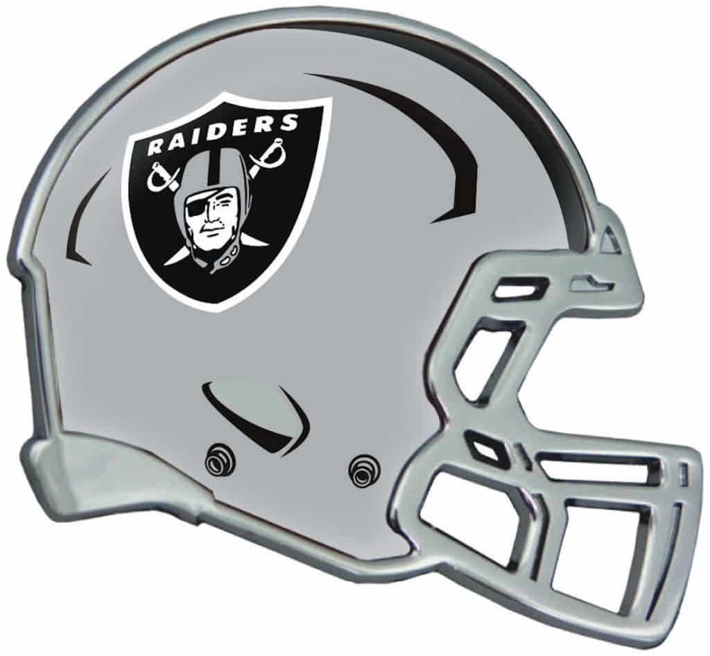 Oakland Raiders Auto Emblem - Helmet